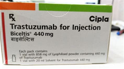 Trastuzumab 440 Mg Injection At Rs 11000 Piece Trasturel Injection In