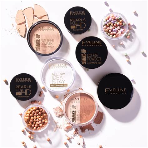 Eveline Art Professional Make-Up, matujący puder mineralny z jedwabiem ...