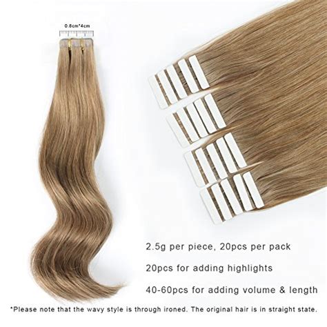 ABH AmazingBeauty Hair Semi Permanent Tape Attached Real Remi Remy 100