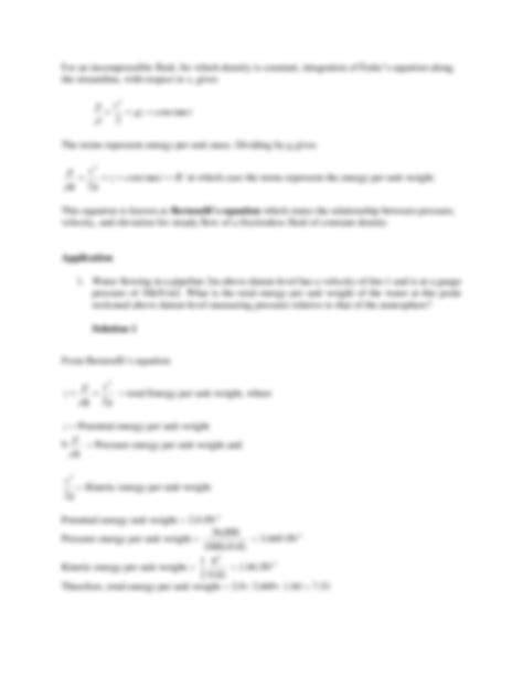 SOLUTION: Fluid Dynamics Euler's Equation of Motion - Studypool