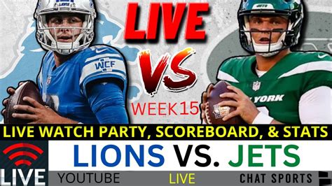 Lions Vs Jets Live Streaming Scoreboard Play By Play Game Audio