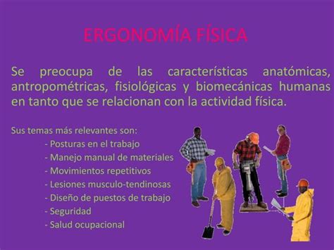 Tipos De Ergonomía Ppt