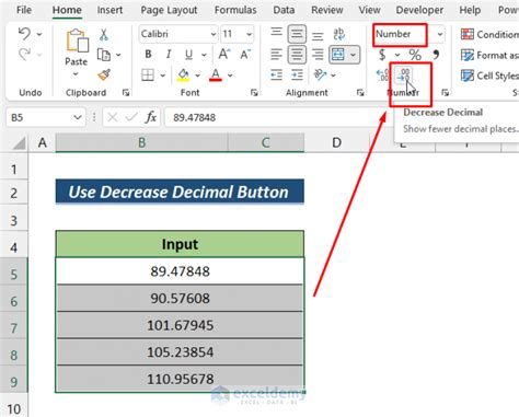 How To Remove Decimals In Excel Formula Bar 5 Methods Exceldemy