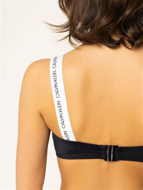 Calvin Klein Swimwear Bikini Oberteil Bandeau Kw Kw Schwarz