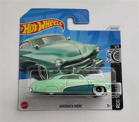 Hot Wheels 2024 Rod Squad 5 Of 5 Hirohata Merc Sea Foam Green Short Card HRY69