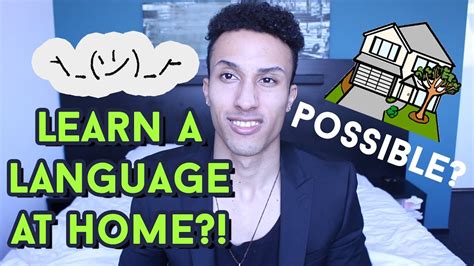 How To Learn A Language At Home Youtube