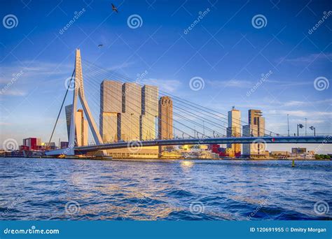 Attractive View Of Renowned Erasmusbrug Editorial Image Image Of
