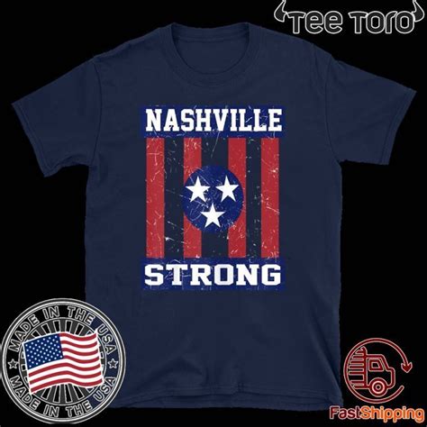 Nashville Strong Shirt Retro Vintage Nashville Official T Shirt