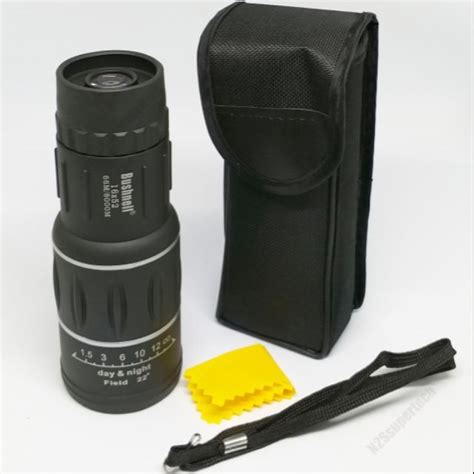 กล้องส่องทางไกลตาเดียว Bushnell 16×52 ระยะ 66/8000m. สวยงาม จับกระชับ ...