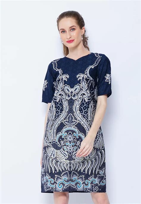 Beli Batik Premium Dress Varenka Rianty Batik Promo Gratis Ongkir