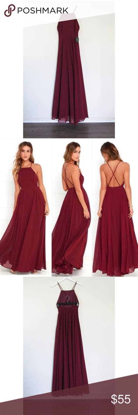 Lulus Mythical Kind Of Love Wine Red Maxi Dress Red Dress Maxi