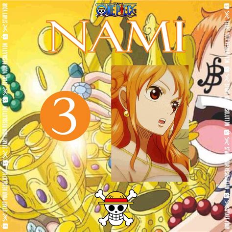 Jual Poster Anime Manga One Piece Nami Mugiwara Straw Hat Pirates