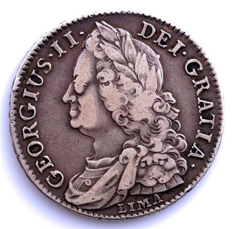 United Kingdom George II 1727 1760 Half Crown 1745 Catawiki