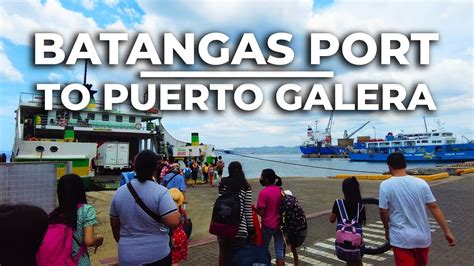 BATANGAS PORT To PUERTO GALERA Via RORO Complete Walk Tour Summer