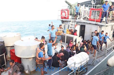 Sri Lanka Navy Rescues Stranded Rohingya Thailand To Hold Meeting On