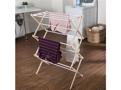 Honey Can Do Wooden Laundry Drying Rack