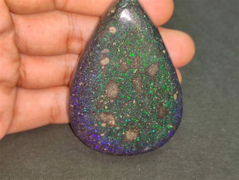 Matrix Opal Honduran Matrix Opal Cabochon Natural Black Etsy