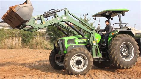 Indo Farm 4190 DI Tractor With Loader YouTube