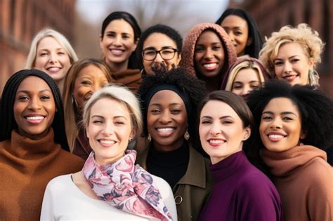 Dia da Mulher mulheres diversas unidas em celebração mostrando o