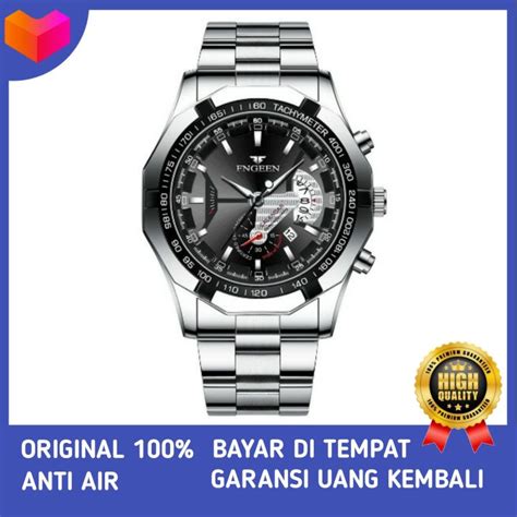 Jam Tangan Pria Dewasa 2022 Rantai Keren Analog Stainless Steel Terbaru