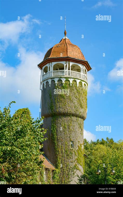 Svetlogorsk The Old Water Tower With An Observation Deck Stock Photo