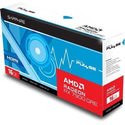 Sapphire Pulse Carte Graphique Amd Radeon Rx Gre Gaming Oc