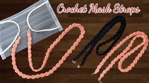 Cara Membuat Tali Masker Rajut Simpel How To Crochet Mask Straps