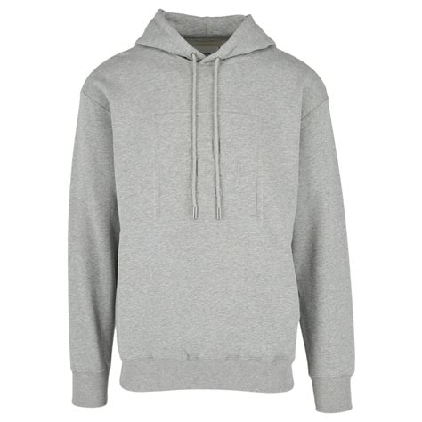 Opening Ceremony Embroidered Box Logo Hoodie Grey Cotton Ref 433489