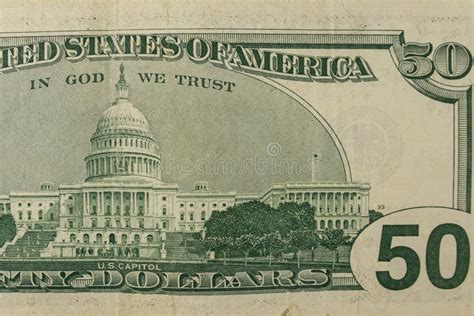 Image On The Back Of A Fifty Dollar Bill - Dollar Poster