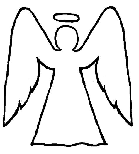 Angel Stencil - ClipArt Best