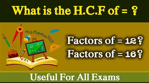 What Is The H C F Find The Hcf Of Lcm And Hcf Tricks And Basic