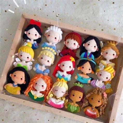 Pin by Dafne Peña on crochet in 2024 Crochet princess Crochet disney