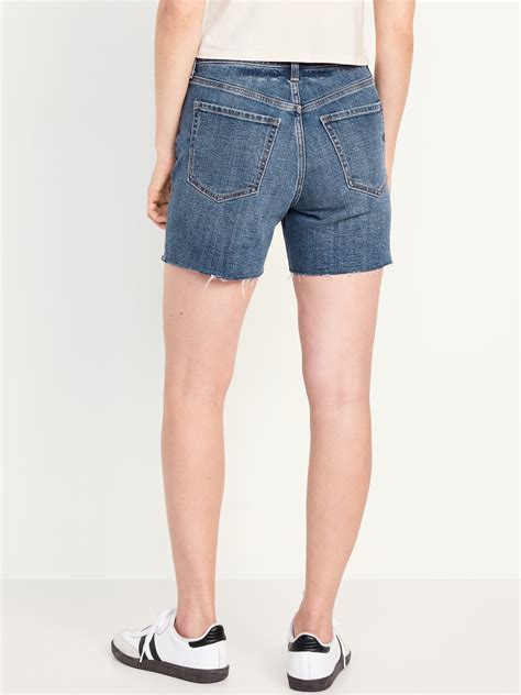 High Waisted Og Jean Cut Off Shorts Inch Inseam Old Navy