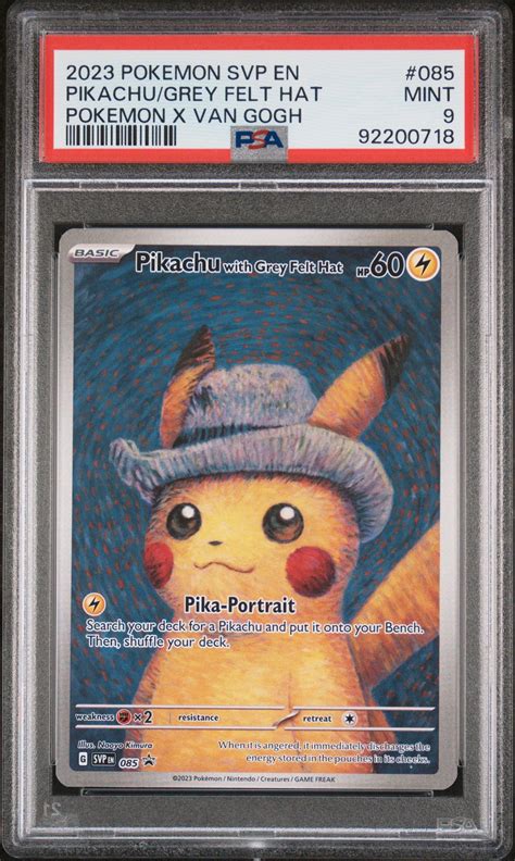 Pokemon Svp En Sv Black Star Promo Pikachu With Grey Felt Hat