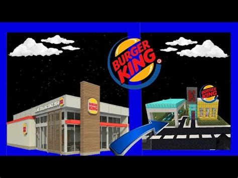 Como Hacer Un Burger King En Minecraft F Cil Youtube