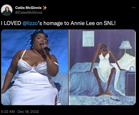 Lizzo Re Creates Iconic Artwork During Performance On Saturday Night