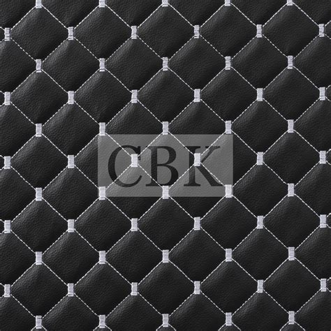 Cbk Courvin Costurado Cbk Diamante Preto Linha Branca Cbk