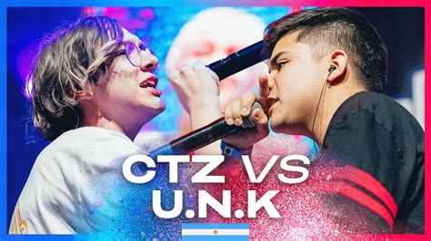 Ctz Vs Unk Octavos Red Bull Batalla Argentina Youtube