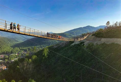 Glass Panel Cracks On Gatlinburg Skybridge After Guest Does Baseball Slide