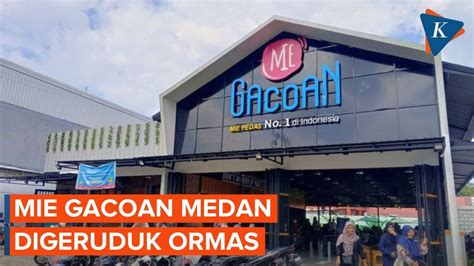 Tak Diizinkan Kelola Lahan Parkir Ormas Geruduk Mie Gacoan Di Medan