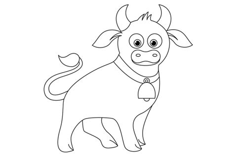 Coloriage Taureau Imprimer En Pdf Dessin De Taureau Colorier Gratuit