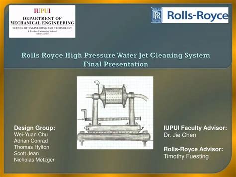 Ppt Rolls Royce High Pressure Water Jet Cleaning System Final