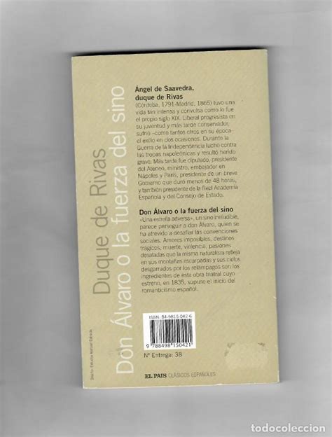 Don Lvaro O La Fuerza Del Sino Duque De Riva Comprar Libros