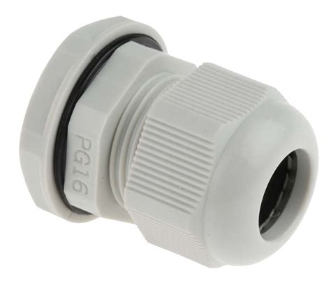 Rs Pro Nylon Pg Cable Gland With Locknut Mm Ip Grey Rs