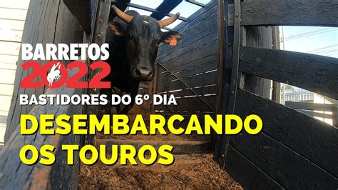 DESEMBARCANDO TOUROS BASTIDORES BARRETOS 2022 Melhores Notas Segunda