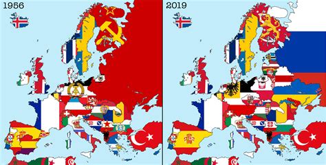 Flag Map Of My Alternative Cold War Scenario Rimaginarymaps