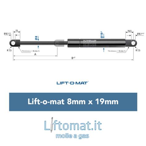 N Stabilus Molla A Gas Lift O Mat N Liftomat