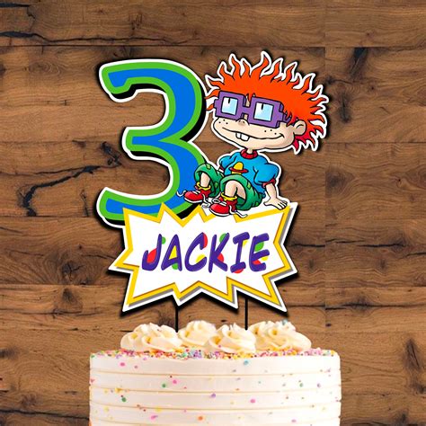 Rugrats Cake Topper Imprimible Rugrats Toppers Rugrats Etsy España