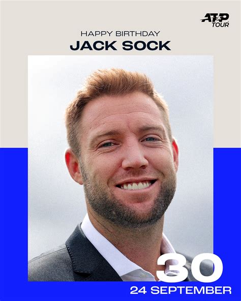 Atp Tour Happy Birthday Jack 🥳 Our Best Wishes 🙌
