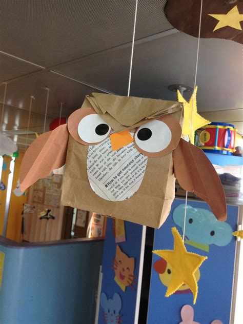 Paper bag owl